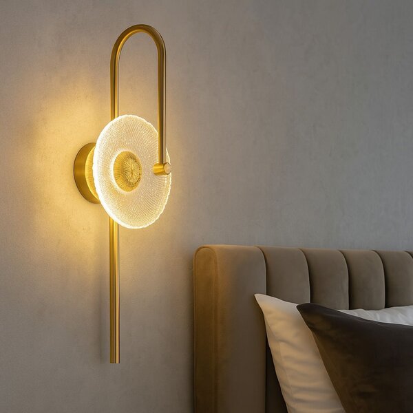 APLICĂ DE PERETE LED LHJ072-W BRUSH GOLD