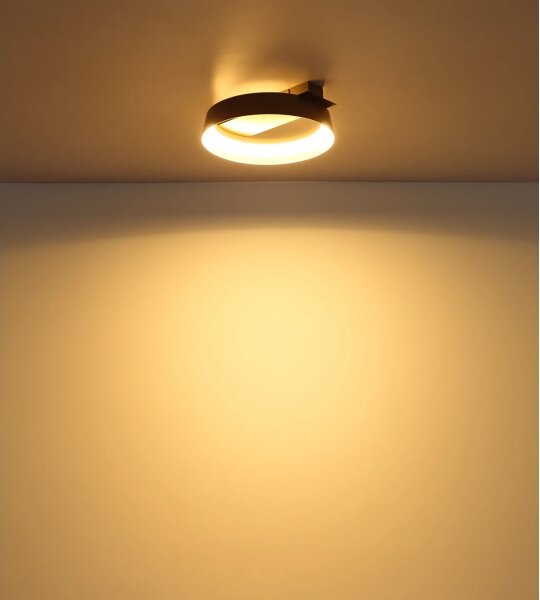 Globo 48048D - Plafonieră LED SYRAKUS LED/12W/230V 3000K 26x25 cm