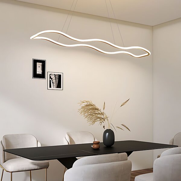 Lampă suspendată LED de tavan LHJ027-CP 100cm aurie