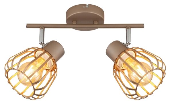 Globo 54663-2 - Aplica spot OLIN 2xE27/40W/230V
