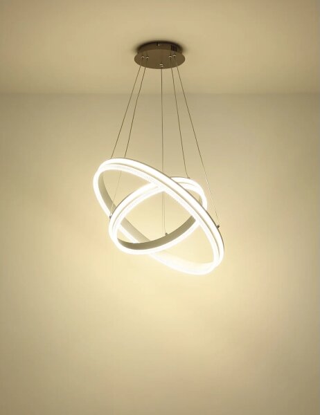 Globo 67377-60H - Pendul LED dimmabil pe cablu FRANCINE LED/60W/230V+telecomandă