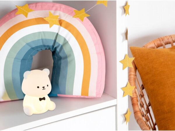 Globo 2870 - Lampă de veghe pentru copii TEDDY, LED RGBW reîncărcabilă, cu reglare a luminozității, LED 1W, 5V, 1200 mAh, ursuleț
