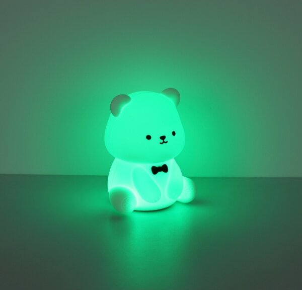Globo 2870 - Lampă de veghe pentru copii TEDDY, LED RGBW reîncărcabilă, cu reglare a luminozității, LED 1W, 5V, 1200 mAh, ursuleț