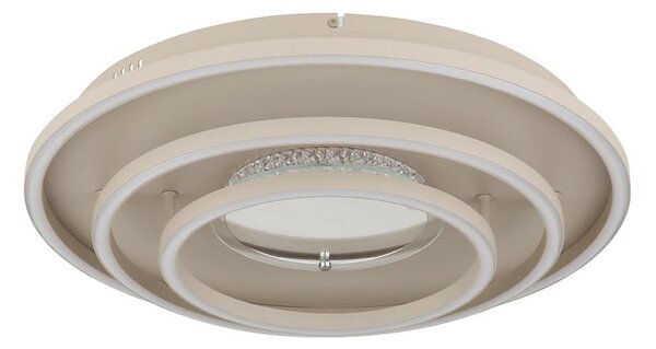 Globo 48564-40S - Plafonieră LED LAWANDA LED/40W/230V, diam. 51 cm, bej