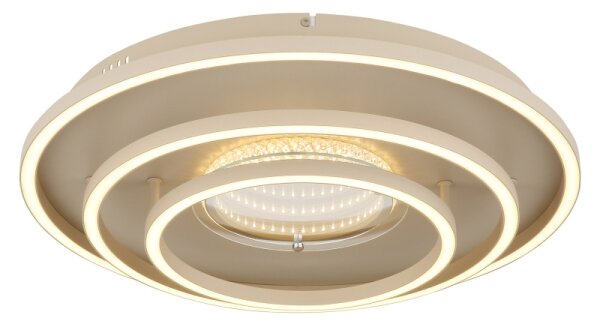 Globo 48564-40S - Plafonieră LED LAWANDA LED/40W/230V, diam. 51 cm, bej
