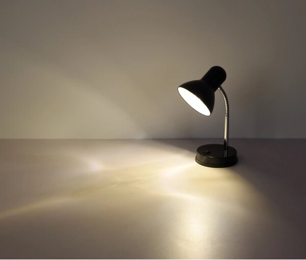 Globo 2485S - Lampă de masă BASIC 1xE27/40W/230V neagră