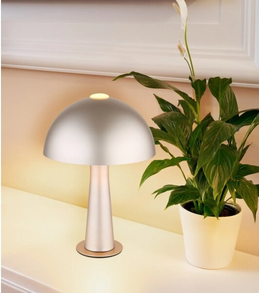 Globo 50670152 - Lampă de masă JULIA 1xE14/25W/230V crom mat