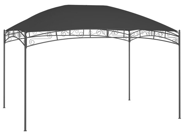 Pavilion de grădină, antracit, 4 x 3 m, 180 g/m²