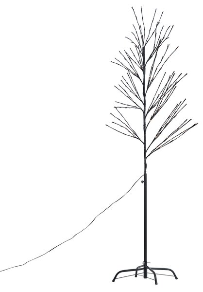 Brad de Crăciun Negru 200cm incl. LED IP44 - Vixen