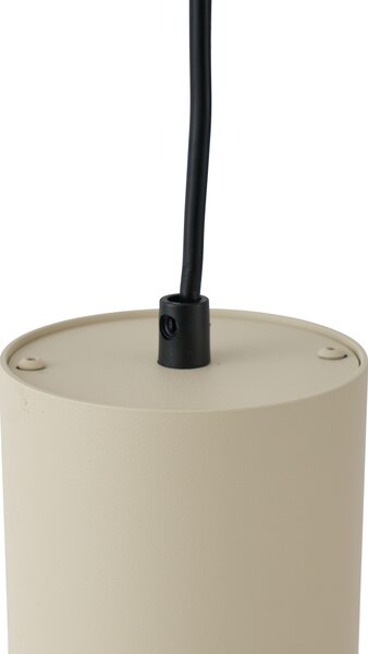 Lampă suspendată modernă bej cu negru pentru sistem de șină monofazat GU10 70mm - Iconic Holt