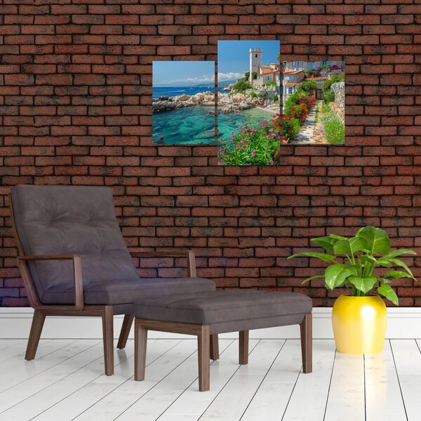 Tablou - Sat pitoresc de coastă (90x60 cm)