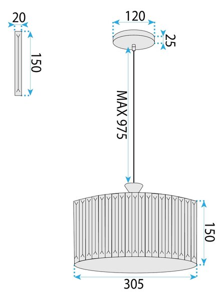 Lampa APP1651-6CP