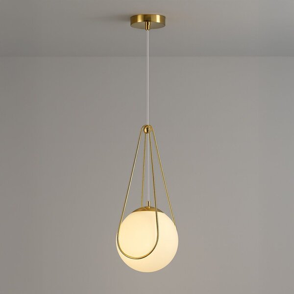 Toolight Toolight, lampă de tavan 20cm, 1xE27, APP1793-1CP, alb-auriu, OSW-04351