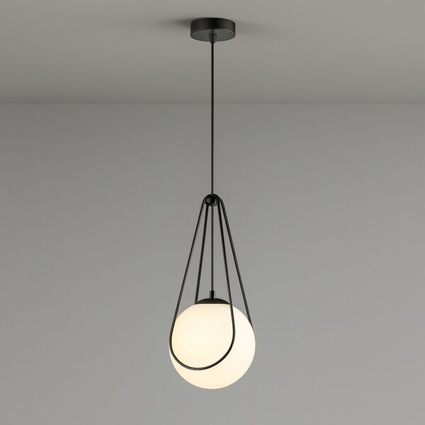 Lampă suspendată APP1792-1CP 20cm Black