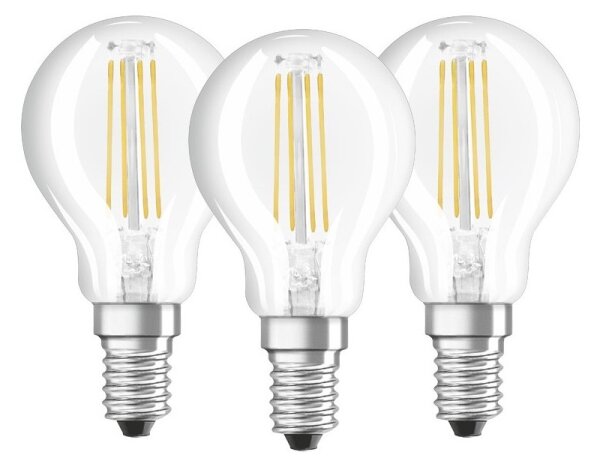SET 3x Bec LED P40 E14/4W/230V 2700K - Osram