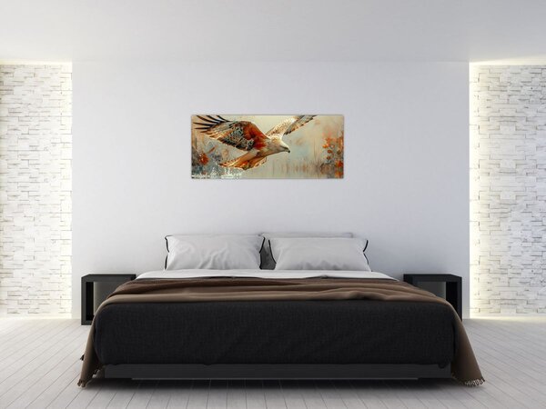 Tablou - Pasăre de pradă (120x50 cm)