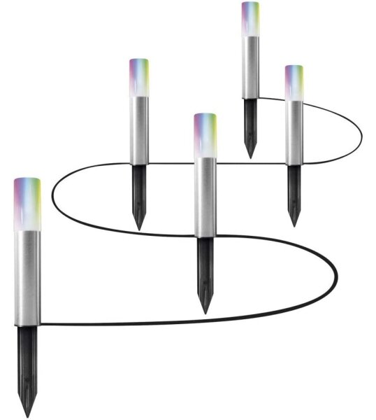 SET 5x lampă LED RGBW de exterior SMART+ GP5xLED/5,7W/230V IP65 Wi-Fi Ledvance