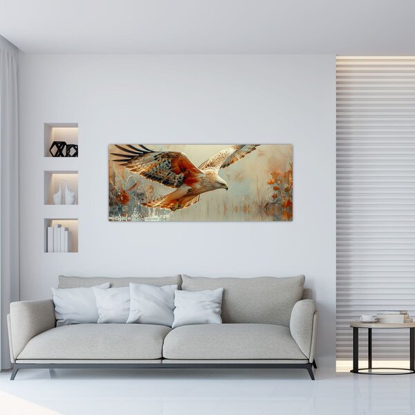 Tablou - Pasăre de pradă (120x50 cm)