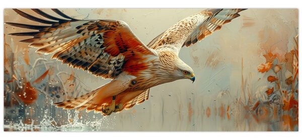 Tablou - Pasăre de pradă (120x50 cm)