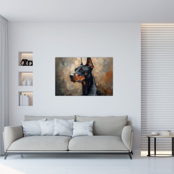 Tablou - Portretul lui Dobrman (90x60 cm)