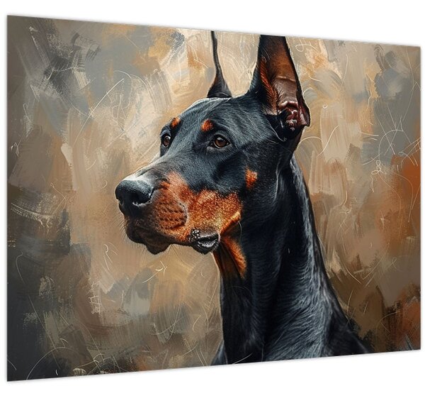 Tablou - Portretul lui Dobrman (70x50 cm)