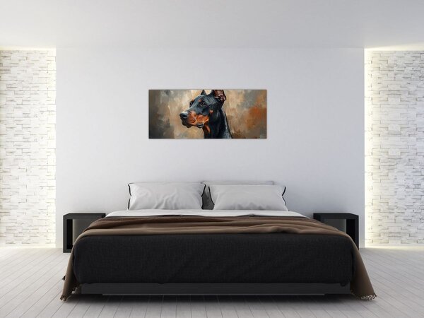 Tablou - Portretul lui Dobrman (120x50 cm)