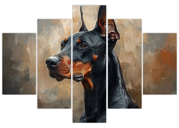 Tablou - Portretul lui Dobrman (150x105 cm)