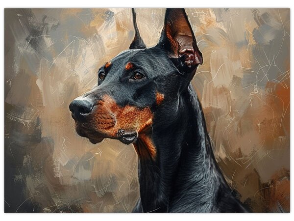 Tablou - Portretul lui Dobrman (70x50 cm)