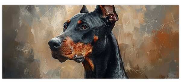 Tablou - Portretul lui Dobrman (120x50 cm)