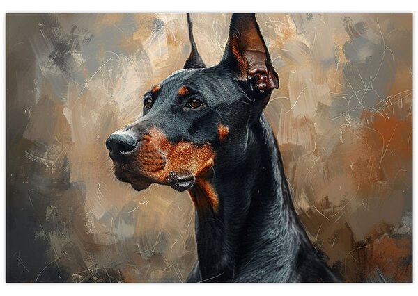 Tablou - Portretul lui Dobrman (90x60 cm)