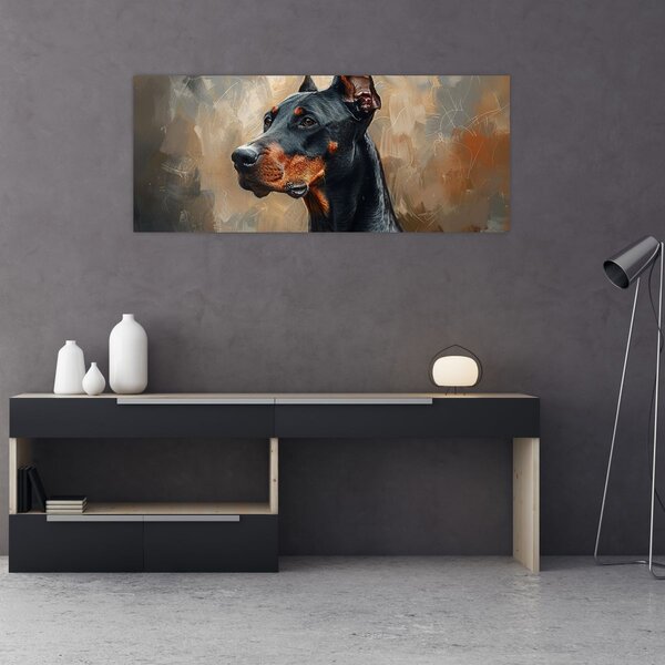 Tablou - Portretul lui Dobrman (120x50 cm)