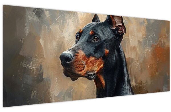 Tablou - Portretul lui Dobrman (120x50 cm)