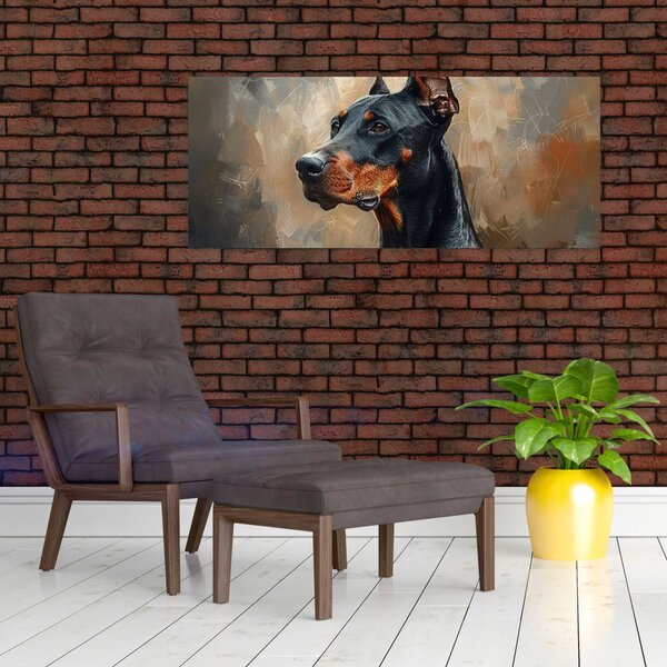 Tablou - Portretul lui Dobrman (120x50 cm)