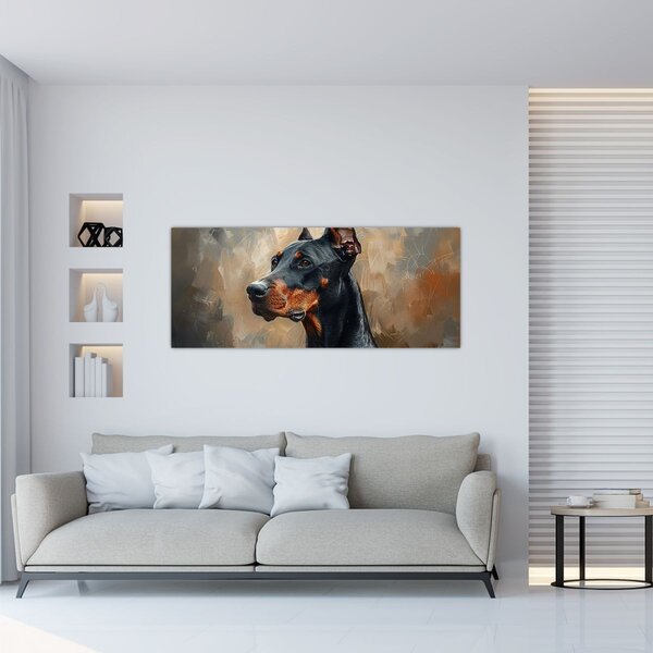 Tablou - Portretul lui Dobrman (120x50 cm)