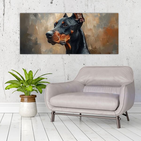 Tablou - Portretul lui Dobrman (120x50 cm)