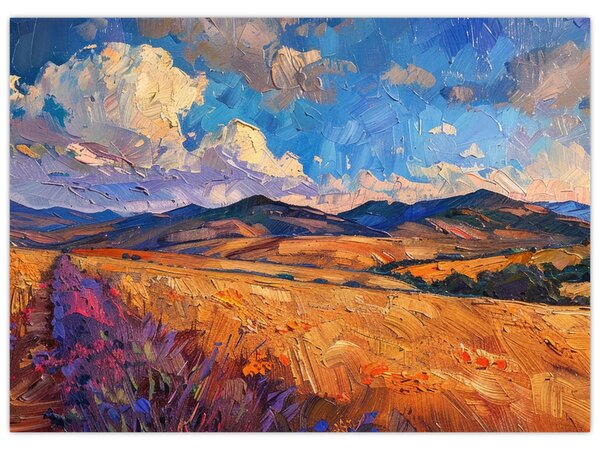 Tablou - Pictură în ulei de peisaj (70x50 cm)