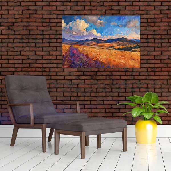 Tablou - Pictură în ulei de peisaj (90x60 cm)