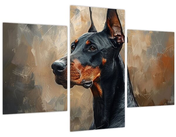 Tablou - Portretul lui Dobrman (90x60 cm)