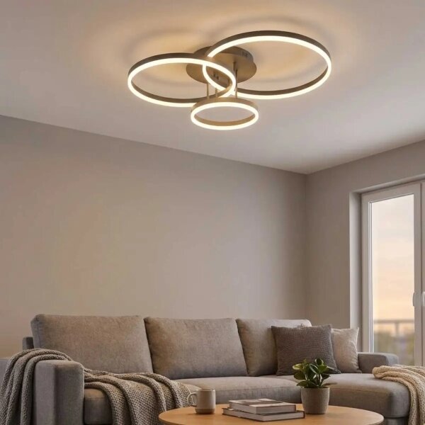 Plafonieră LED VAASA LED/58W/230V 3000K neagră