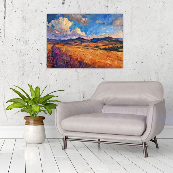 Tablou - Pictură în ulei de peisaj (70x50 cm)