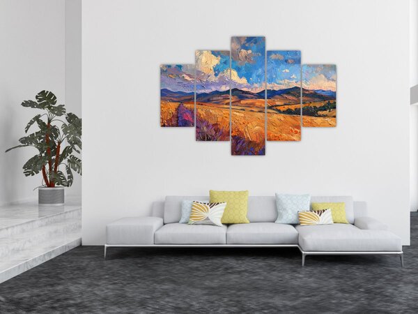 Tablou - Pictură în ulei de peisaj (150x105 cm)