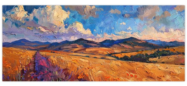 Tablou - Pictură în ulei de peisaj (120x50 cm)