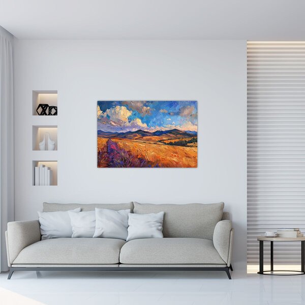 Tablou - Pictură în ulei de peisaj (90x60 cm)