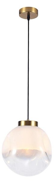 Lustră suspendată pe cablu VANA 1xE27/40W/230V alb/auriu