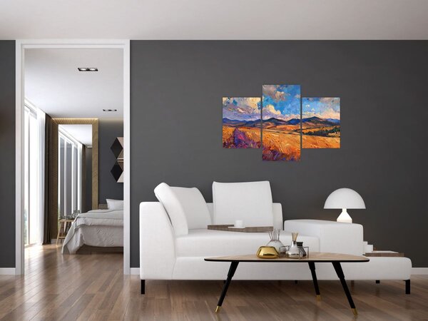 Tablou - Pictură în ulei de peisaj (90x60 cm)
