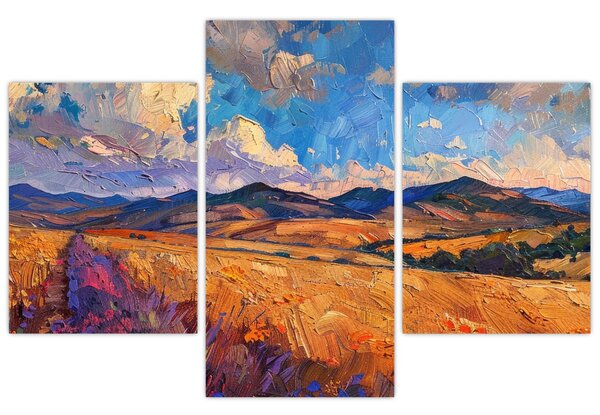Tablou - Pictură în ulei de peisaj (90x60 cm)