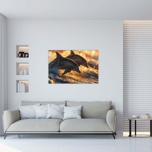 Tablou - Delfinii (90x60 cm)