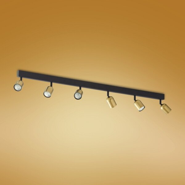 Spot LED RGBW dimabil TOP 6xGU10/6,5W/230V 2700-6500K auriu/negru