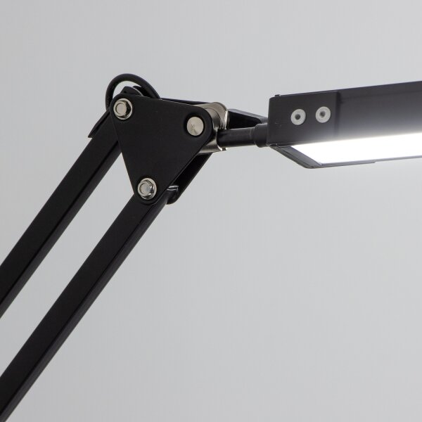 BRILAGI - Lampă de birou LED reglabilă 2 în 1 USB VARIO LED/14W/5V 3000-6000K neagră