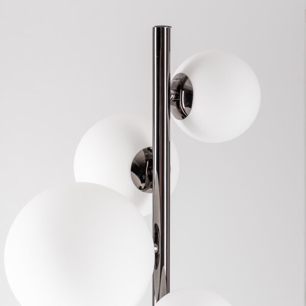 Brilagi - Lampadar LED MILLA 7xG9/3W/230V crom negru/alb